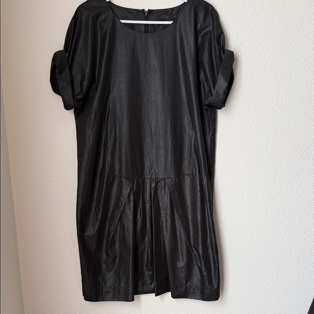 COS Black Shirt Dress
